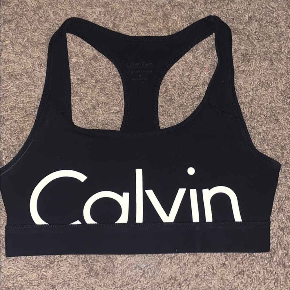 Calvin Klein Racerback Sports Bra